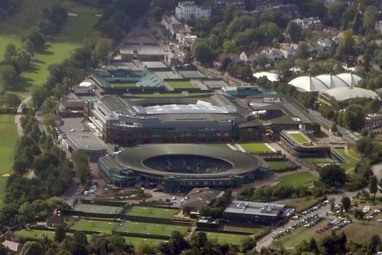 Photo:  Wimbledon view of the grounds